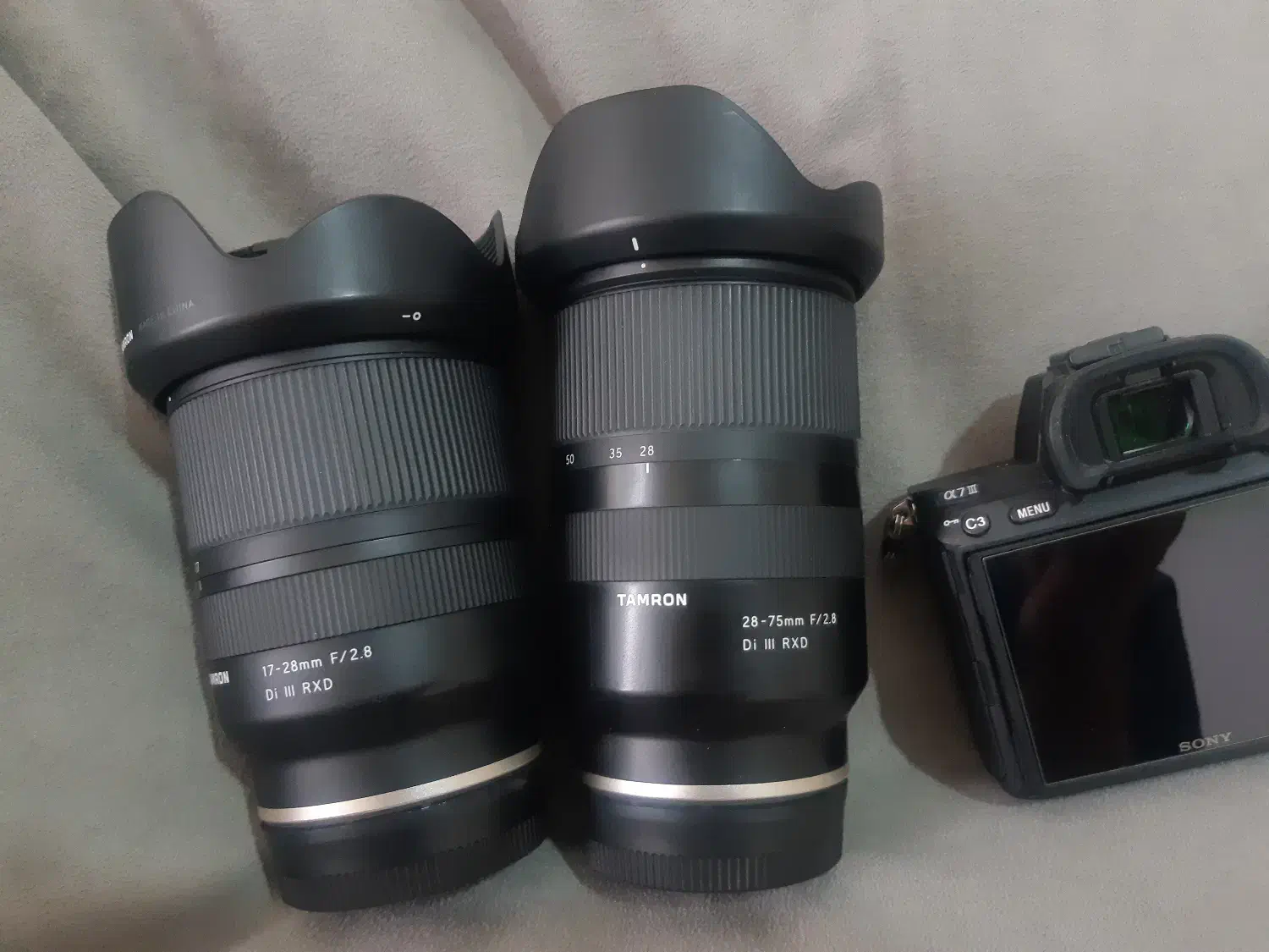 دوربین Sony A7 III دولنزTamron17-28mm28-75mm f/2.8|دوربین عکاسی و فیلم‌برداری|تهران, ایرانشهر|دیوار