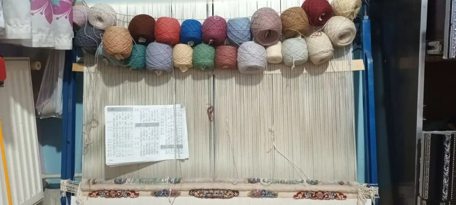 قالی ابریشم|فرش|قزوین, |دیوار