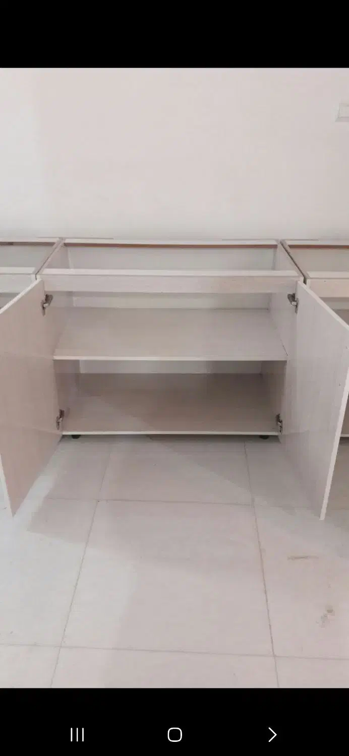 کابینت هایگلاس ۳ ماه کارکرده  سرویس و تکی  دو دست|مصالح و تجهیزات ساختمان|تهران, افسریه شمالی|دیوار