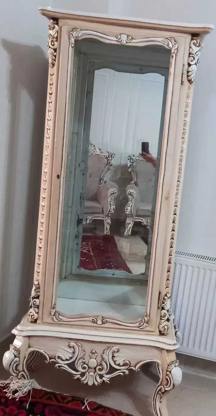 بوفه چوبی|بوفه، ویترین، کنسول|بناب, |دیوار