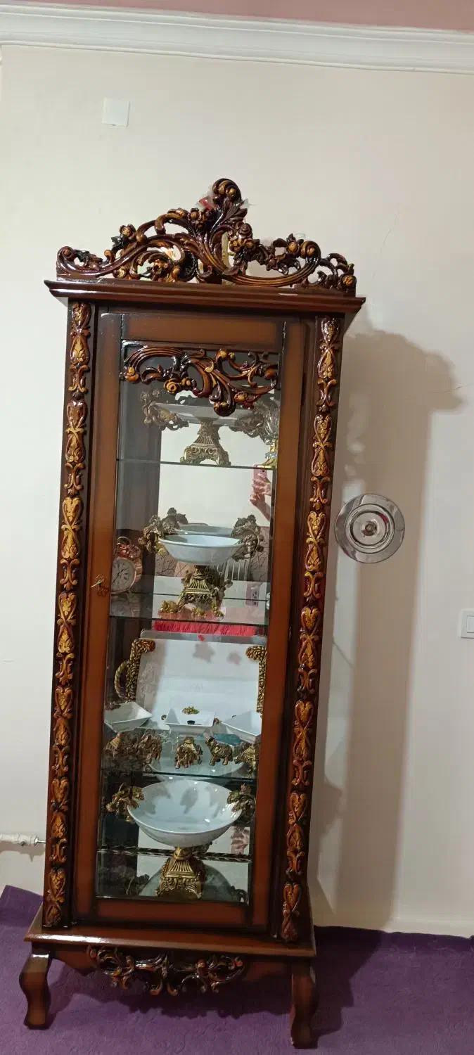 بوفه چوبی|بوفه، ویترین، کنسول|خسروشاه, |دیوار