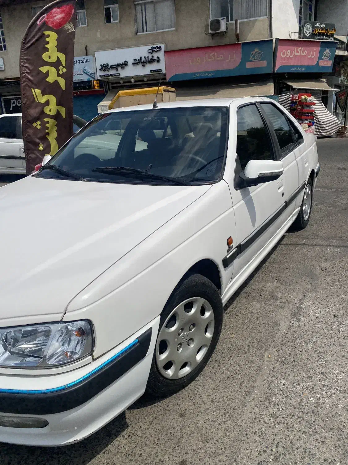 پژو پارس سفید|خودرو سواری و وانت|رشت, جانبازان|دیوار