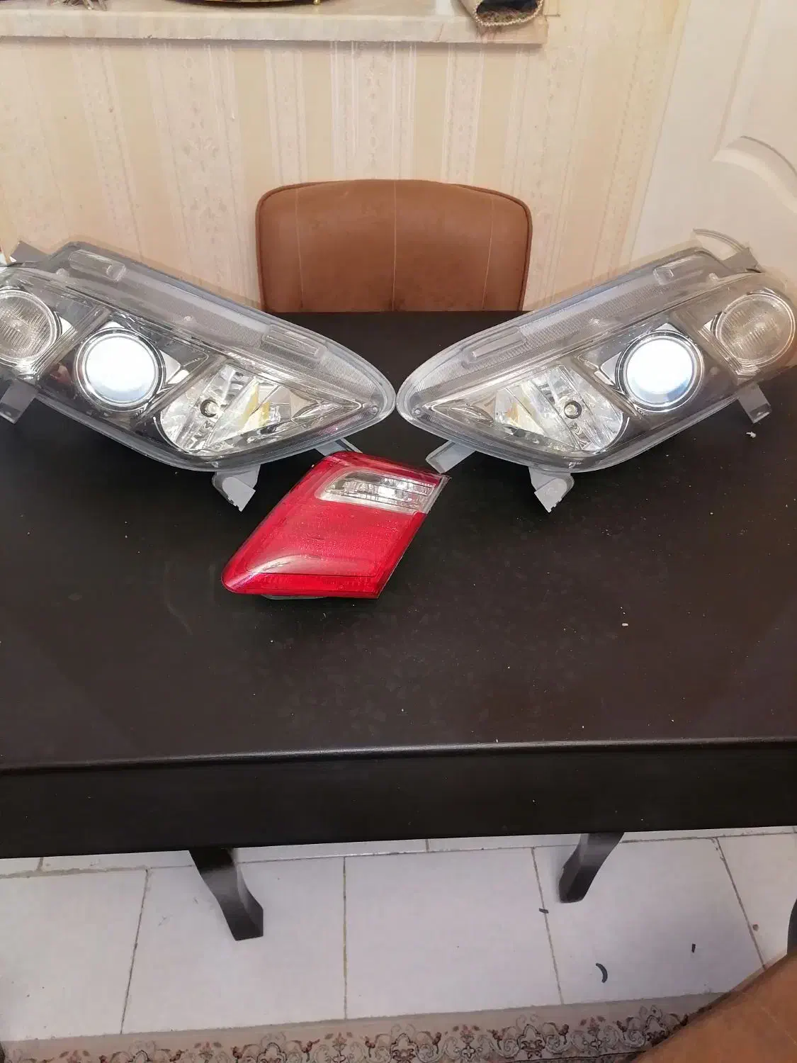 جفت چراغ جلو تویوتا آکبند|قطعات یدکی و لوازم جانبی|مشکین‌دشت, |دیوار