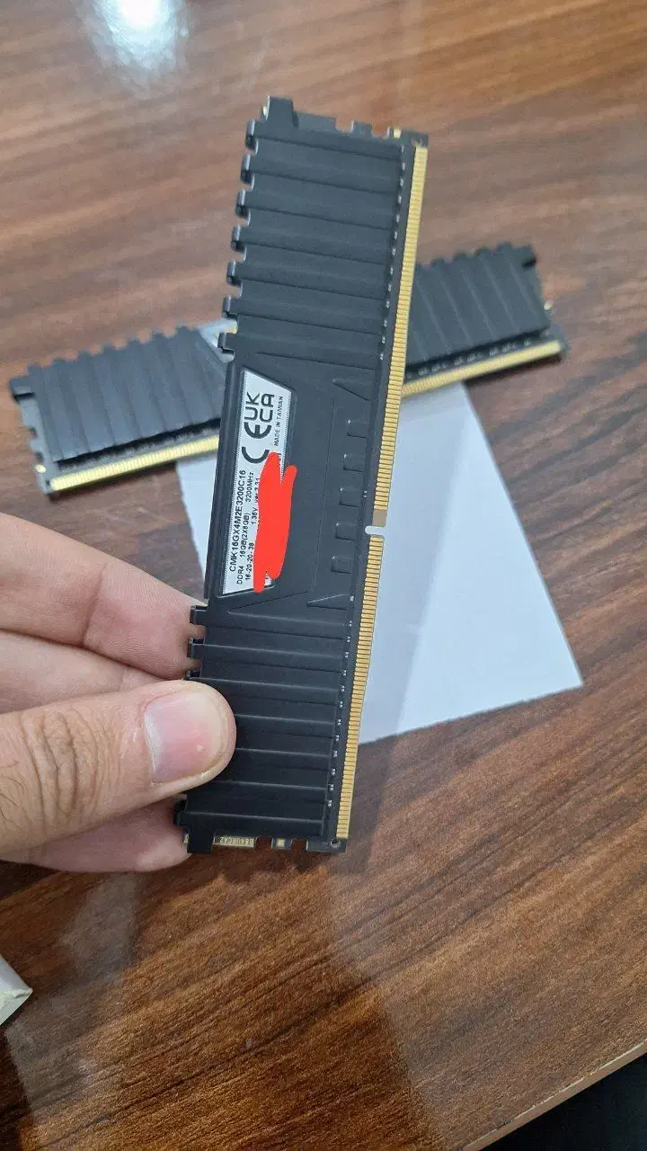 رم DDR4 دو کاناله 3200 ظرفیت 16|قطعات و لوازم جانبی رایانه|هرسین, |دیوار