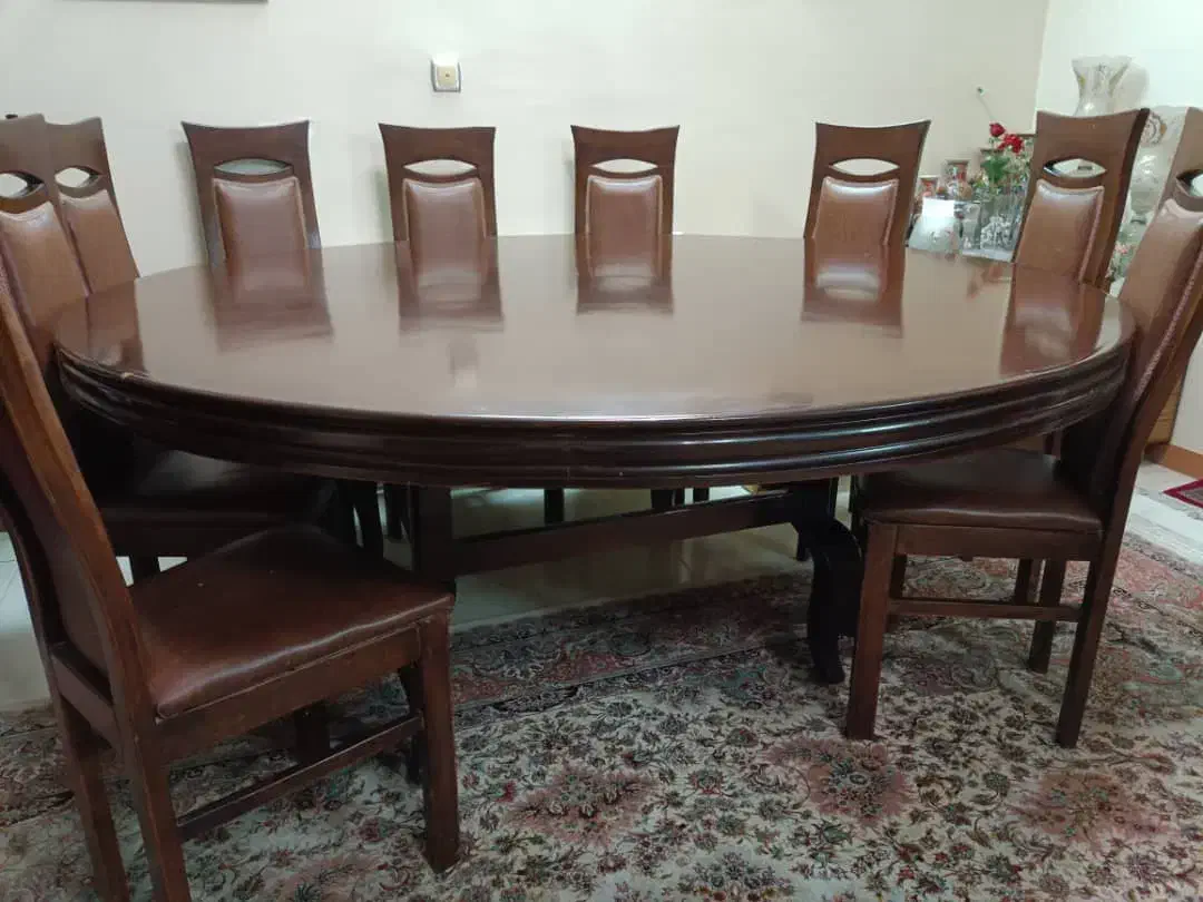 میزناهارخوری ۱۲نفره|میز و صندلی غذاخوری|شیراز, گویم|دیوار