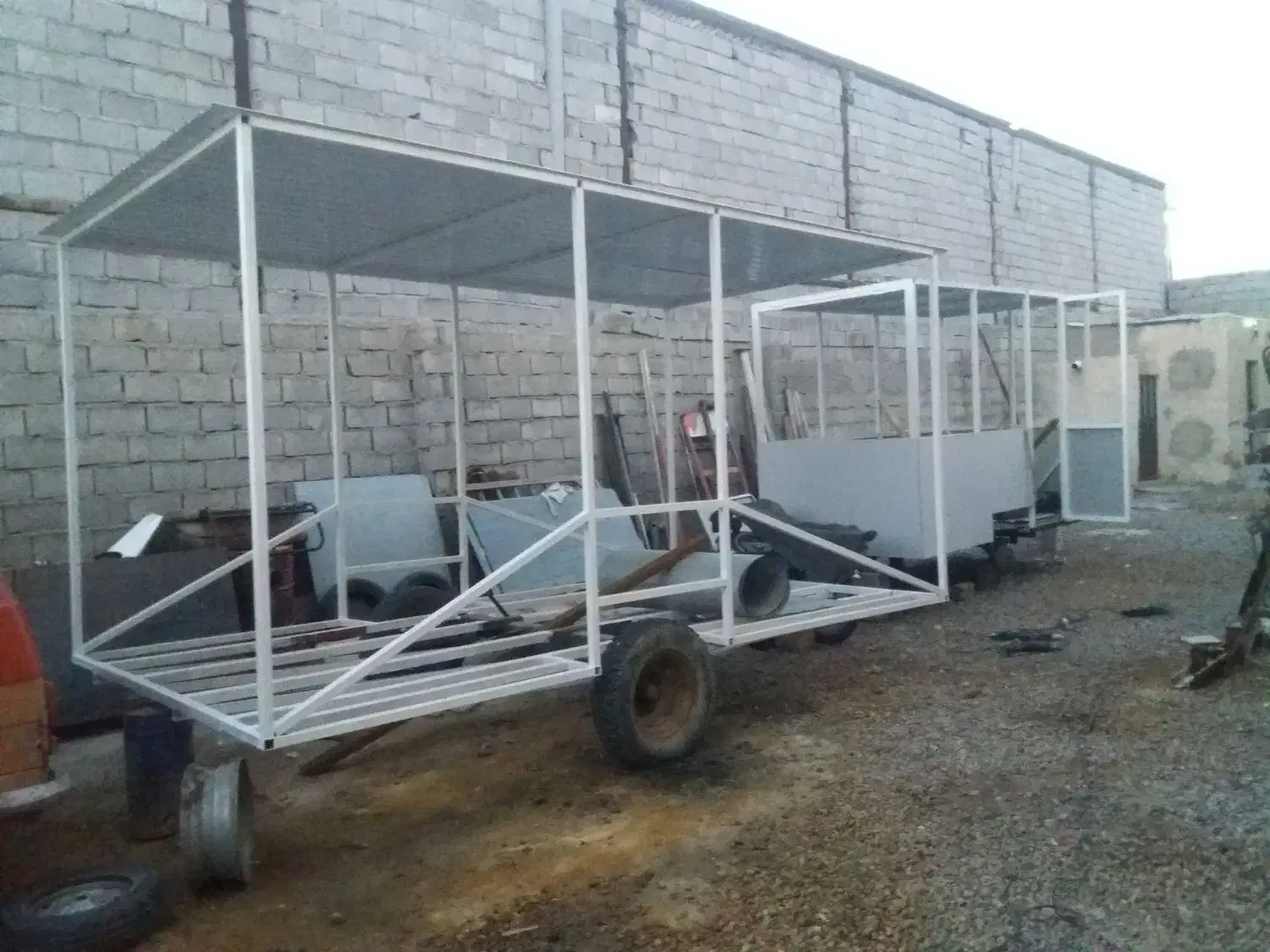 فروش ۲ عدد کانکس چرخ دار وشاسی|مصالح و تجهیزات ساختمان|تبریز, |دیوار