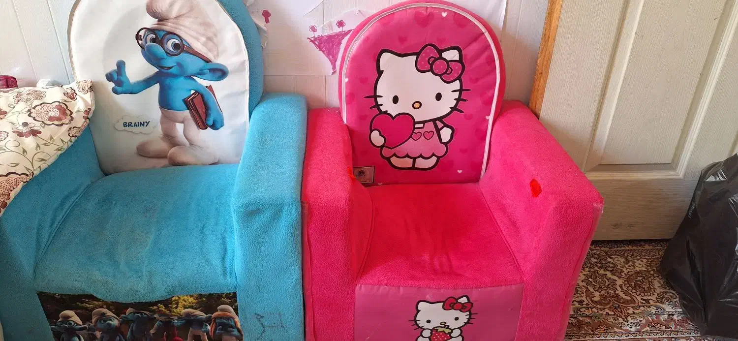 فقط مبل صورتی ۳۵۰|اسباب و اثاث بچه|میبد, |دیوار