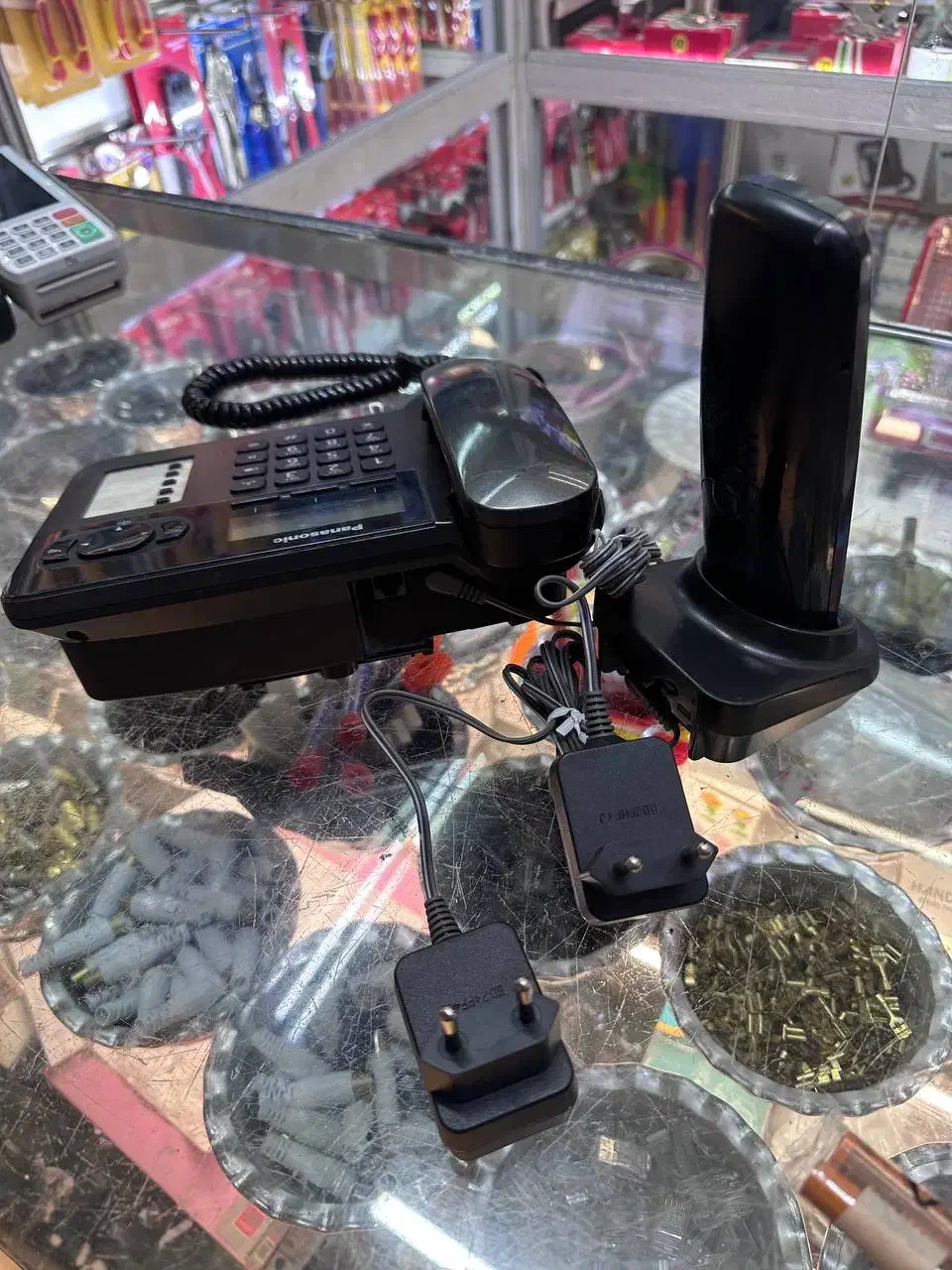 تلفن ۲ گوشی پاناسونیک|تلفن رومیزی|تهران, فلسطین (میدان انقلاب)|دیوار