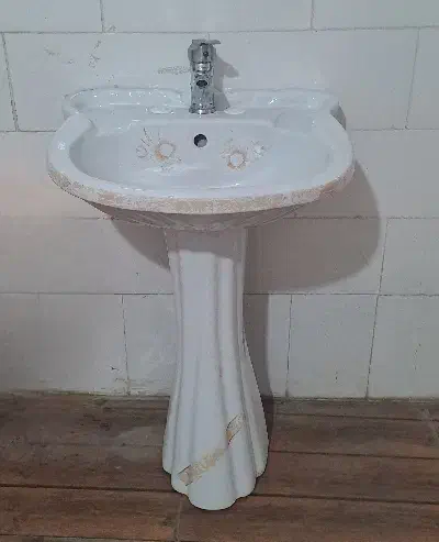 روشویی پایه دار ، شیر|لوازم سرویس بهداشتی|دورود, |دیوار