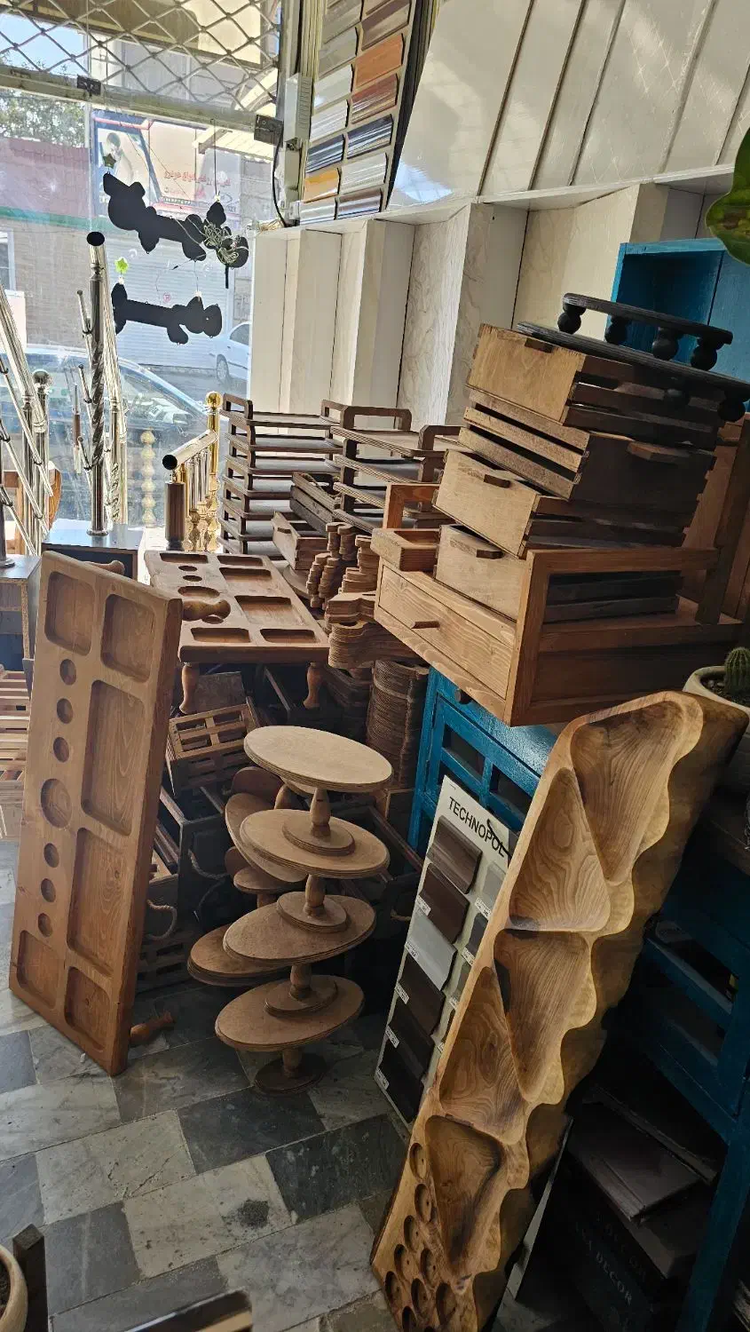 ظروف چوبی|صنایع دستی و سایر لوازم تزئینی|رامجین, |دیوار