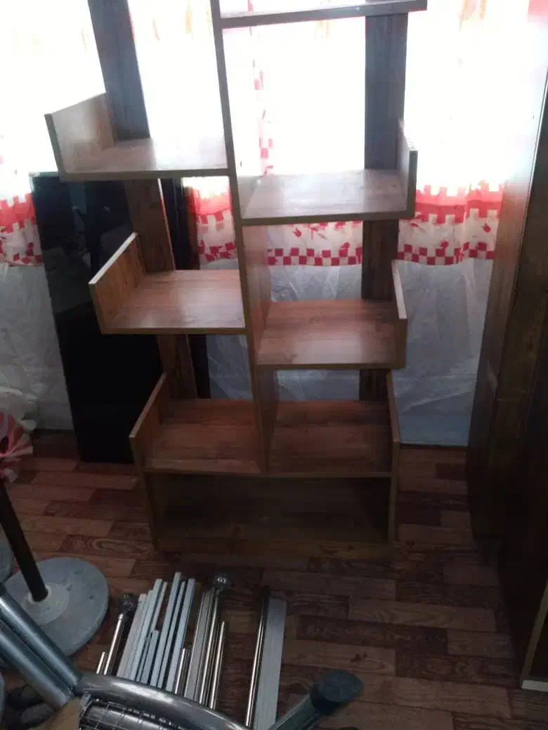 کتابخونه|کتابخانه، شلف، قفسه‌های دیواری|رشت, پارک شهر|دیوار