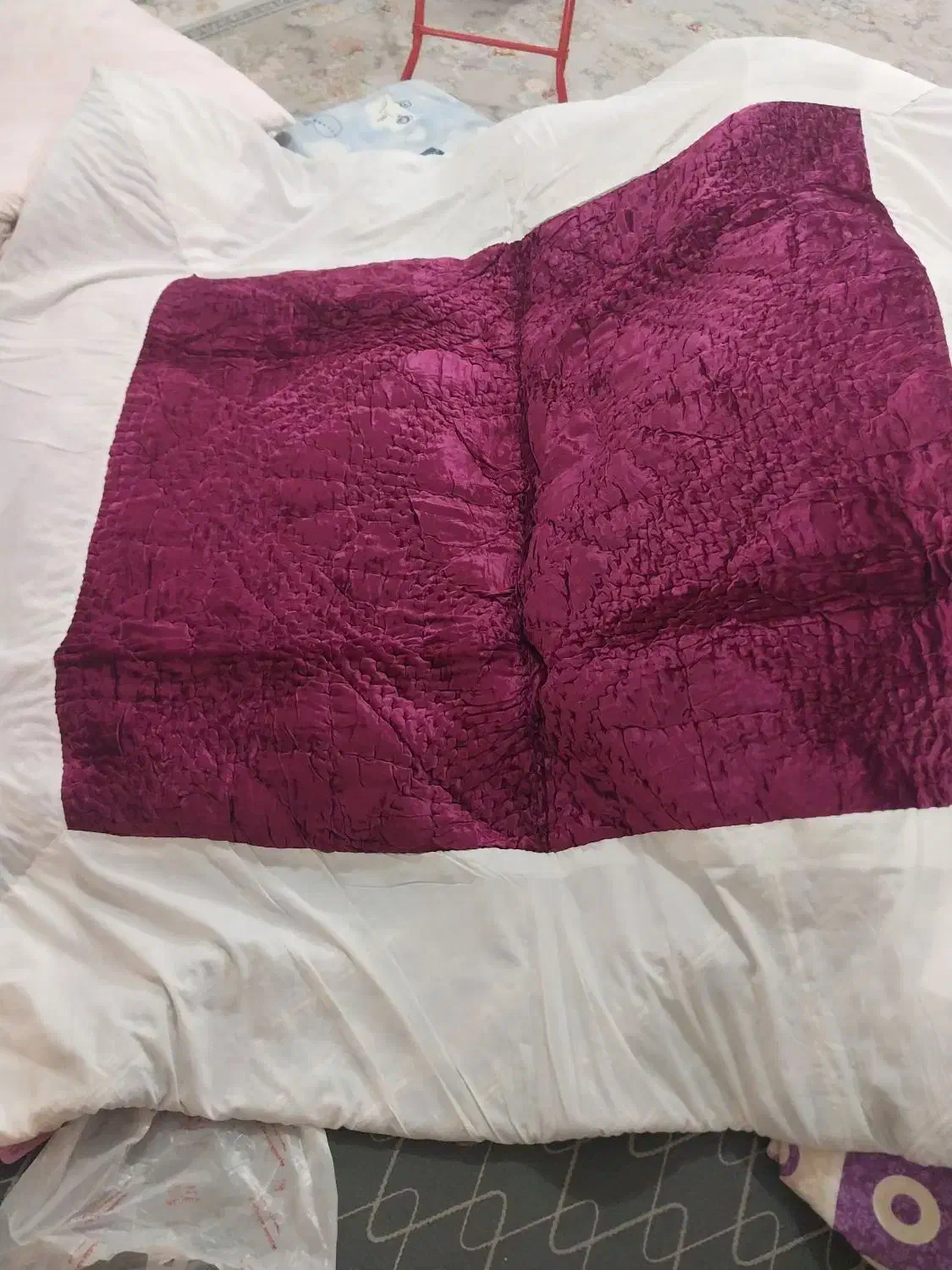 لحاف مخمل دو نفره|رختخواب، بالش، پتو|لنجان, |دیوار