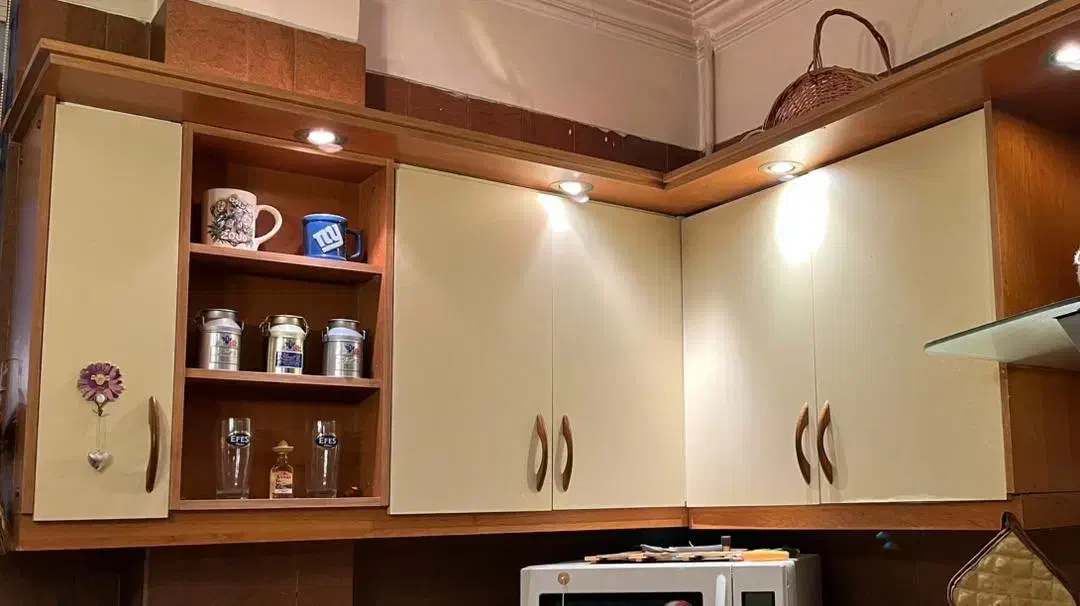 کابینت دست دوم درحد نو ۱۲ متر کرم قهوه ای|مصالح و تجهیزات ساختمان|تهران, زعفرانیه|دیوار