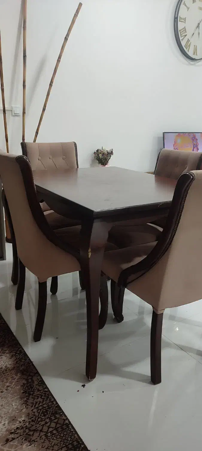 میز ناهارخوری ۴ نفره|میز و صندلی غذاخوری|تربت جام, جامی|دیوار