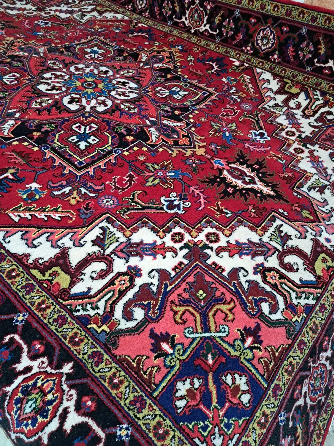 جفت ۹ متر هریس|فرش|تبریز, |دیوار