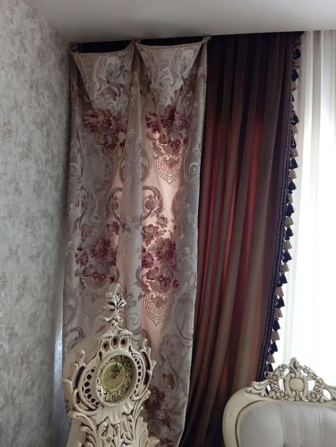 پرده منزل|پرده، رانر، رومیزی|مشهد, کلاهدوز|دیوار