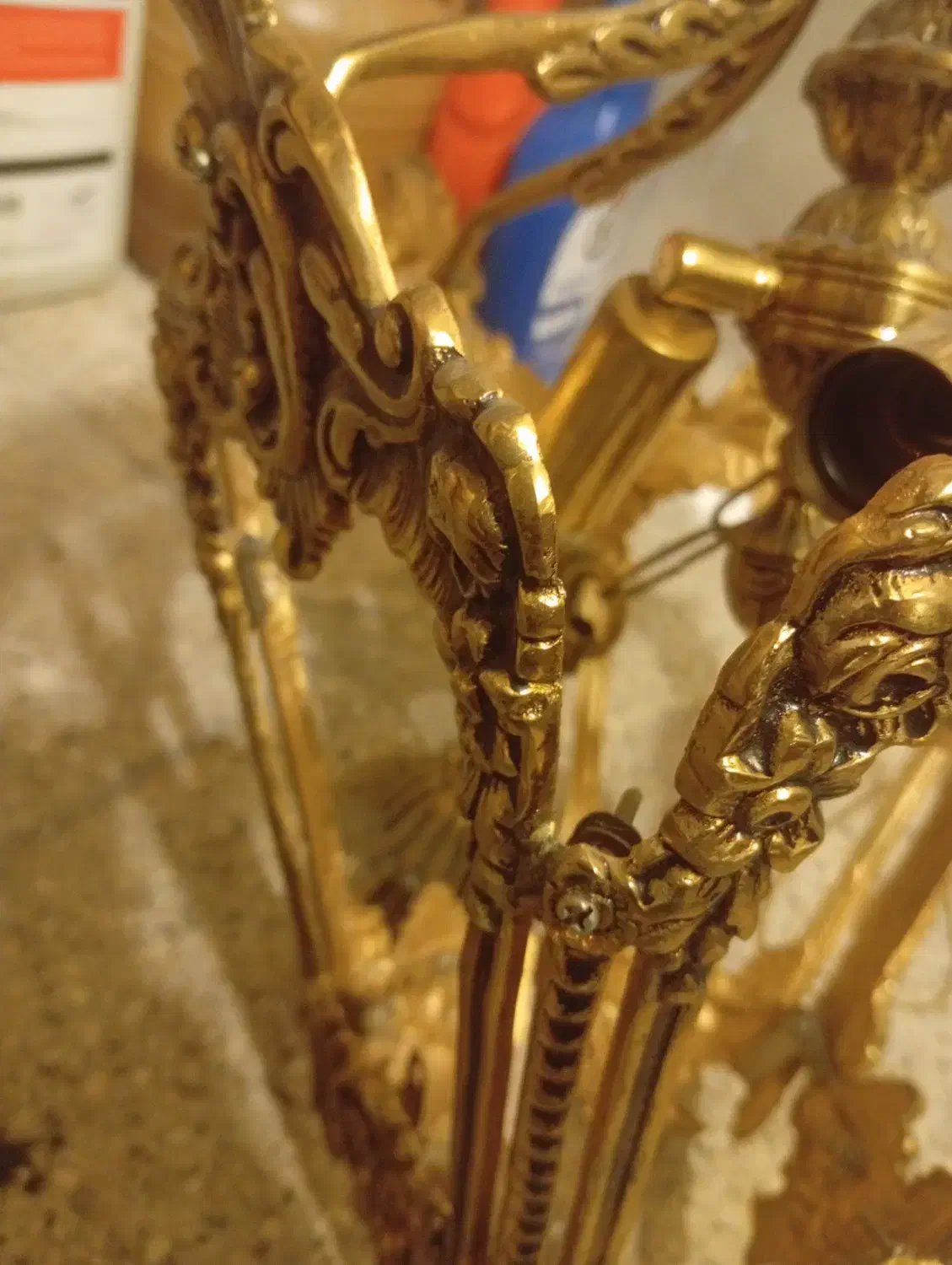 لوستر صد در صد برنز قدیمی و آنتیک|لوستر و چراغ آویز|تهران, سهروردی|دیوار