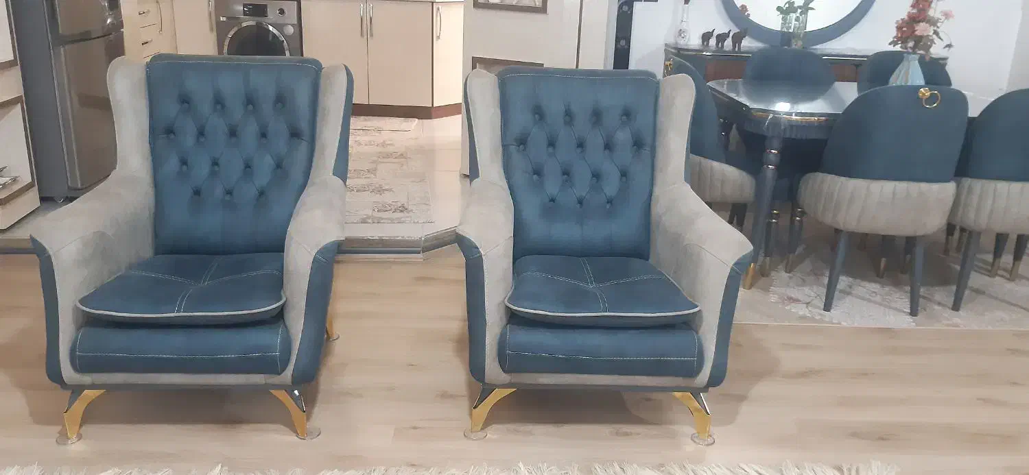 مبل  8 نفره وغذاخوری  6 نفره اینه کنسول و میز Tv|مبلمان خانگی و میز عسلی|میاندوآب, |دیوار