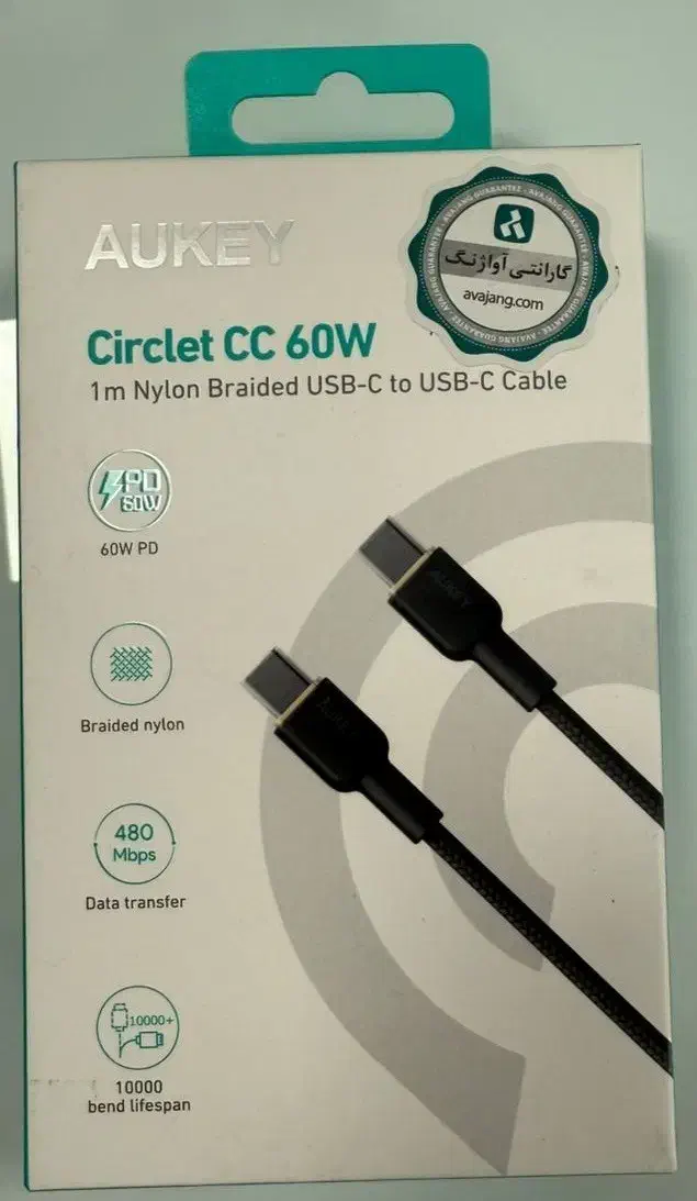 AUKEY Circlet CC 60W کابل|لوازم جانبی موبایل و تبلت|تهران, نظامی گنجوی (توانیر)|دیوار