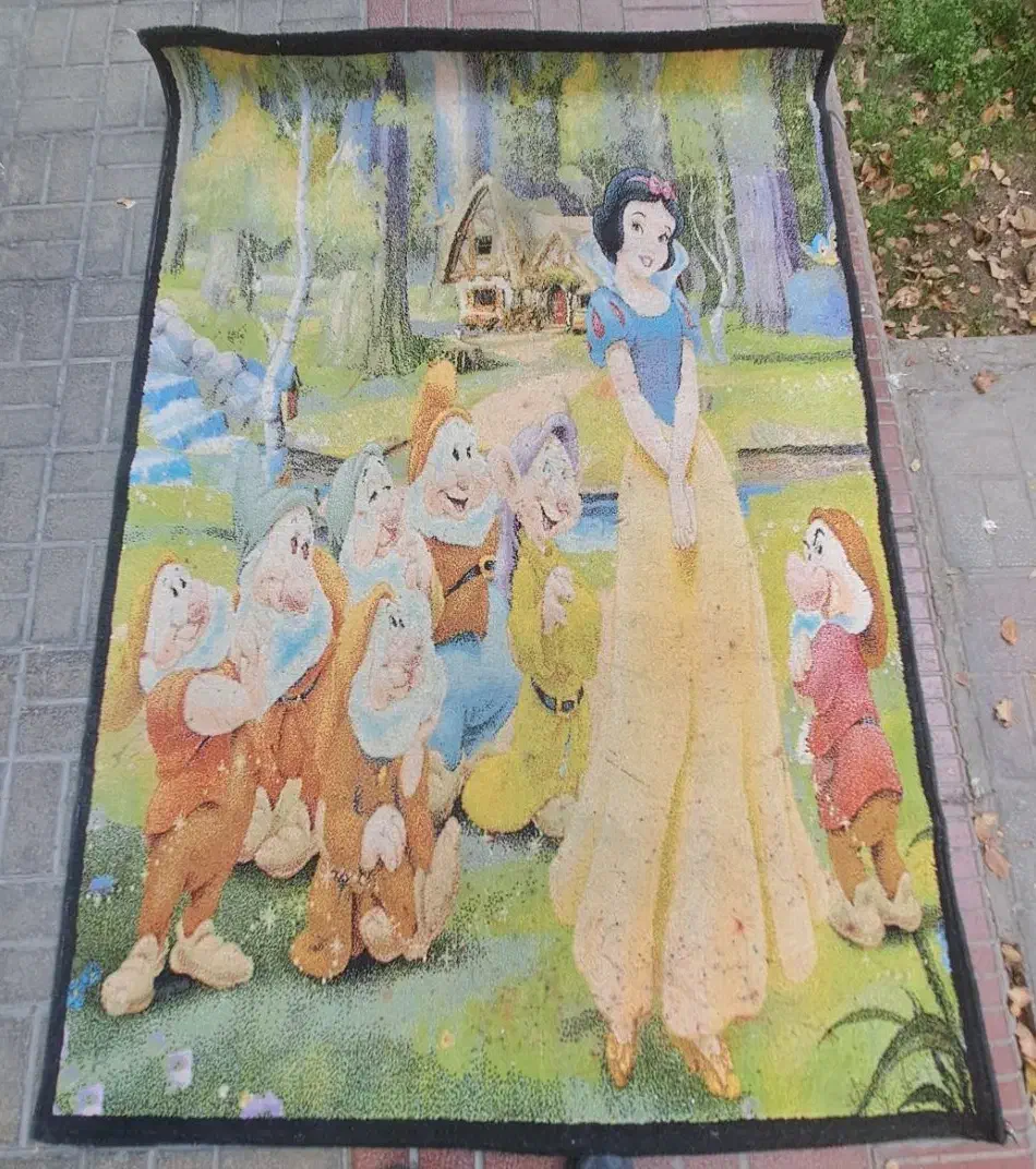 فرش اتاق کودک ۴ متری سالم وتمیز|فرش|اصفهان, پروین|دیوار