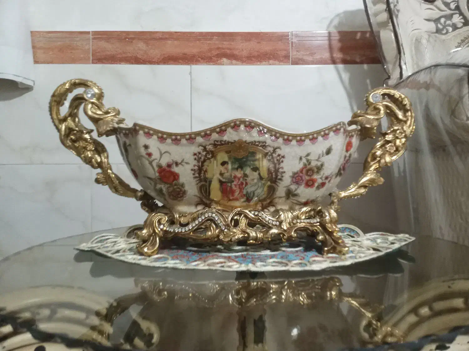 میوه خوری و گلدون|ظروف سرو و پذیرایی|اقبالیه, |دیوار