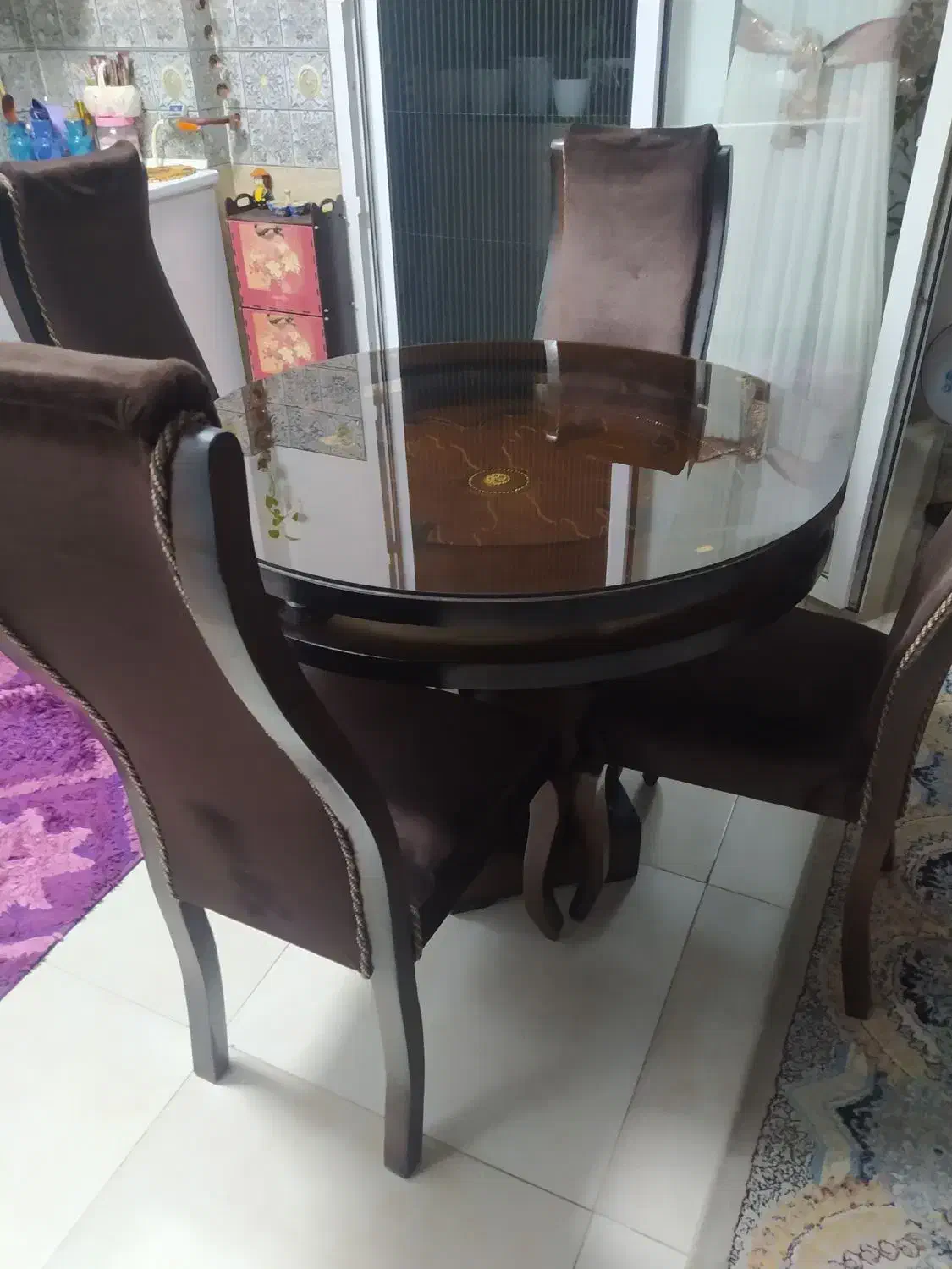 میزو صندلی ناهارخوری 4نفره|میز و صندلی غذاخوری|رشت, بوسار|دیوار