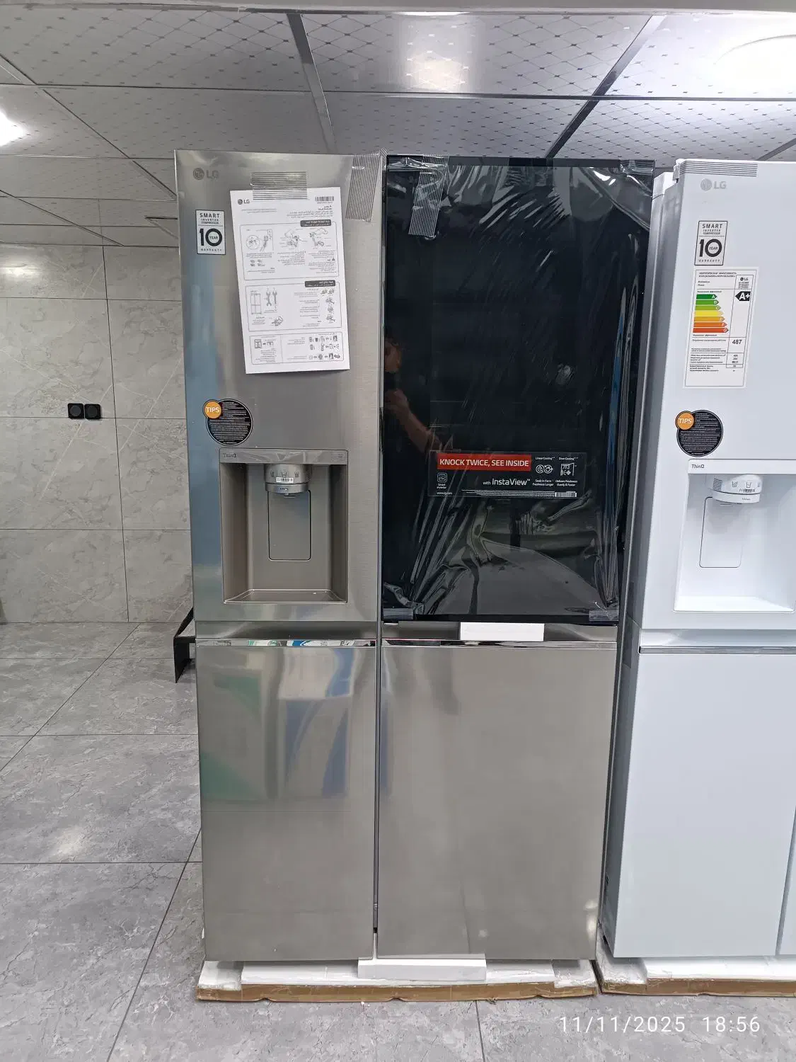 یخچال ال‌جی ساید بای ساید instaView اقساط|یخچال و فریزر|قم, علی آباد سعدگان|دیوار