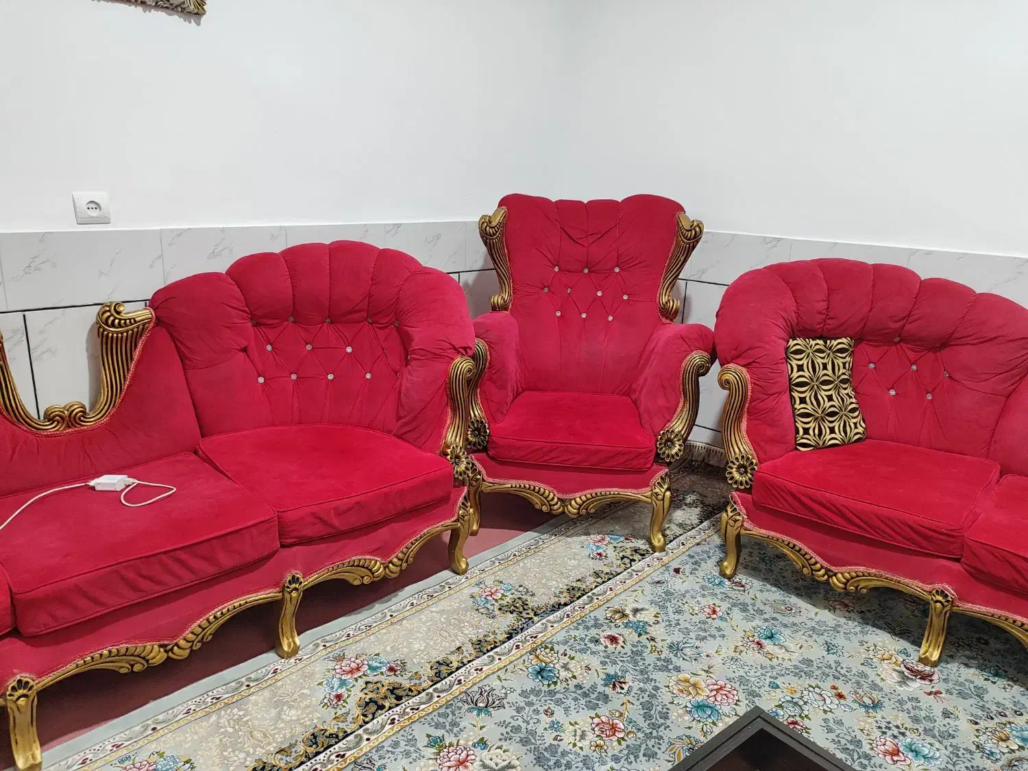 مبل ۸ نفره با کیفیت عالی|مبلمان خانگی و میز عسلی|الیگودرز, |دیوار