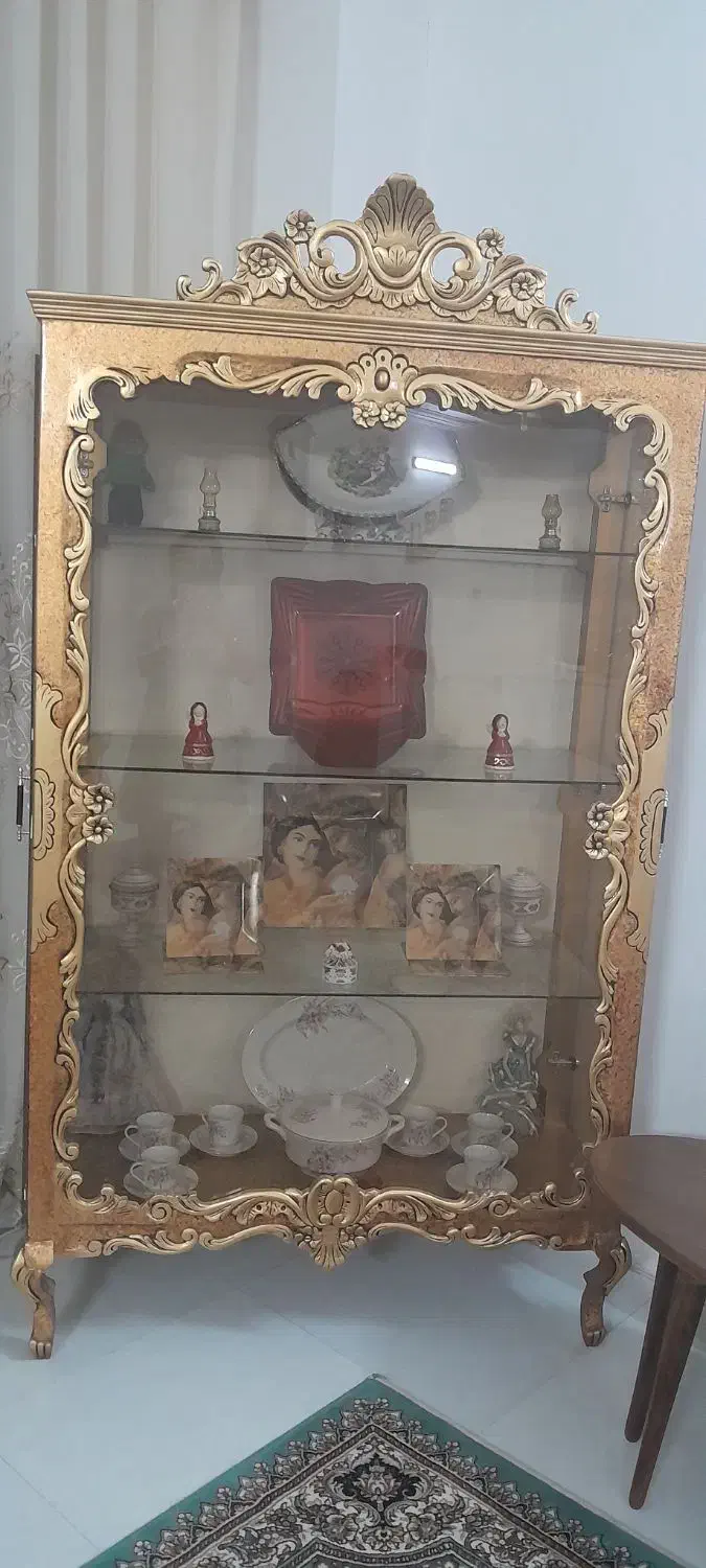 بوفه تمام چوب|بوفه، ویترین، کنسول|سبزوار, مدرس|دیوار