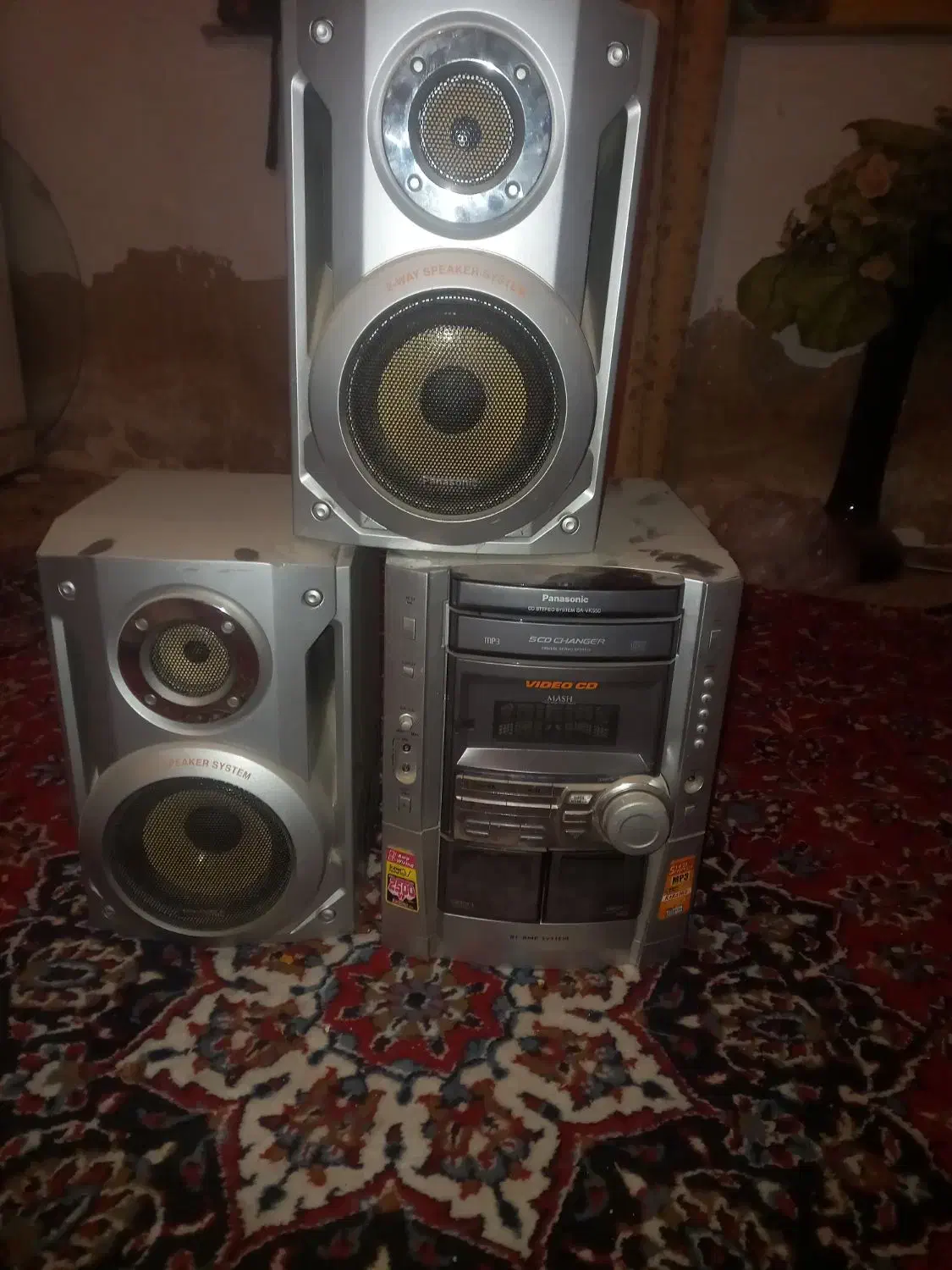 ضبط پاناتونیک سی دی خور|سیستم صوتی خانگی|آبیک, |دیوار