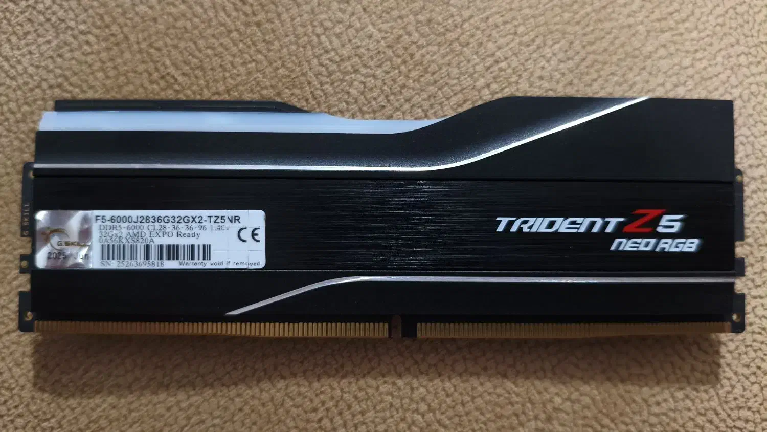 رم 32gb DDR5 6000 gskill trident rgb|قطعات و لوازم جانبی رایانه|فردیس, منظریه|دیوار