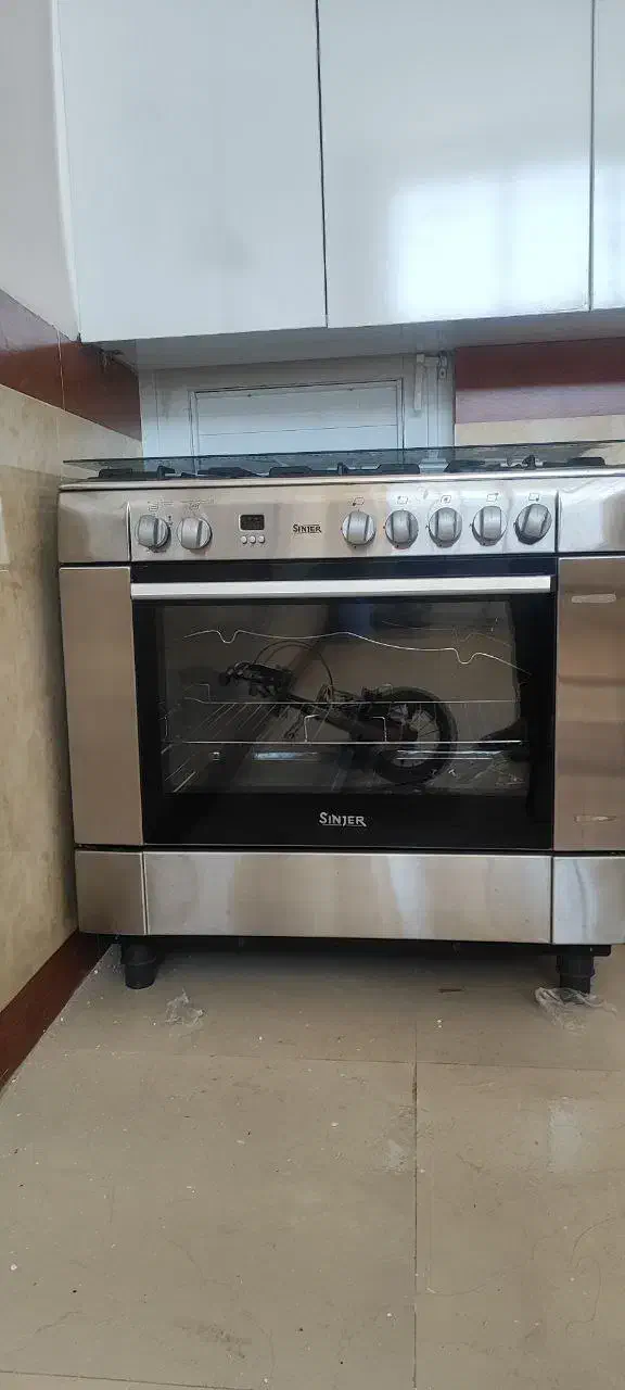 اجاق گاز فر دوموتوره تمام استیل سینجر|اجاق گاز و لوازم برقی پخت‌وپز|نقده, |دیوار