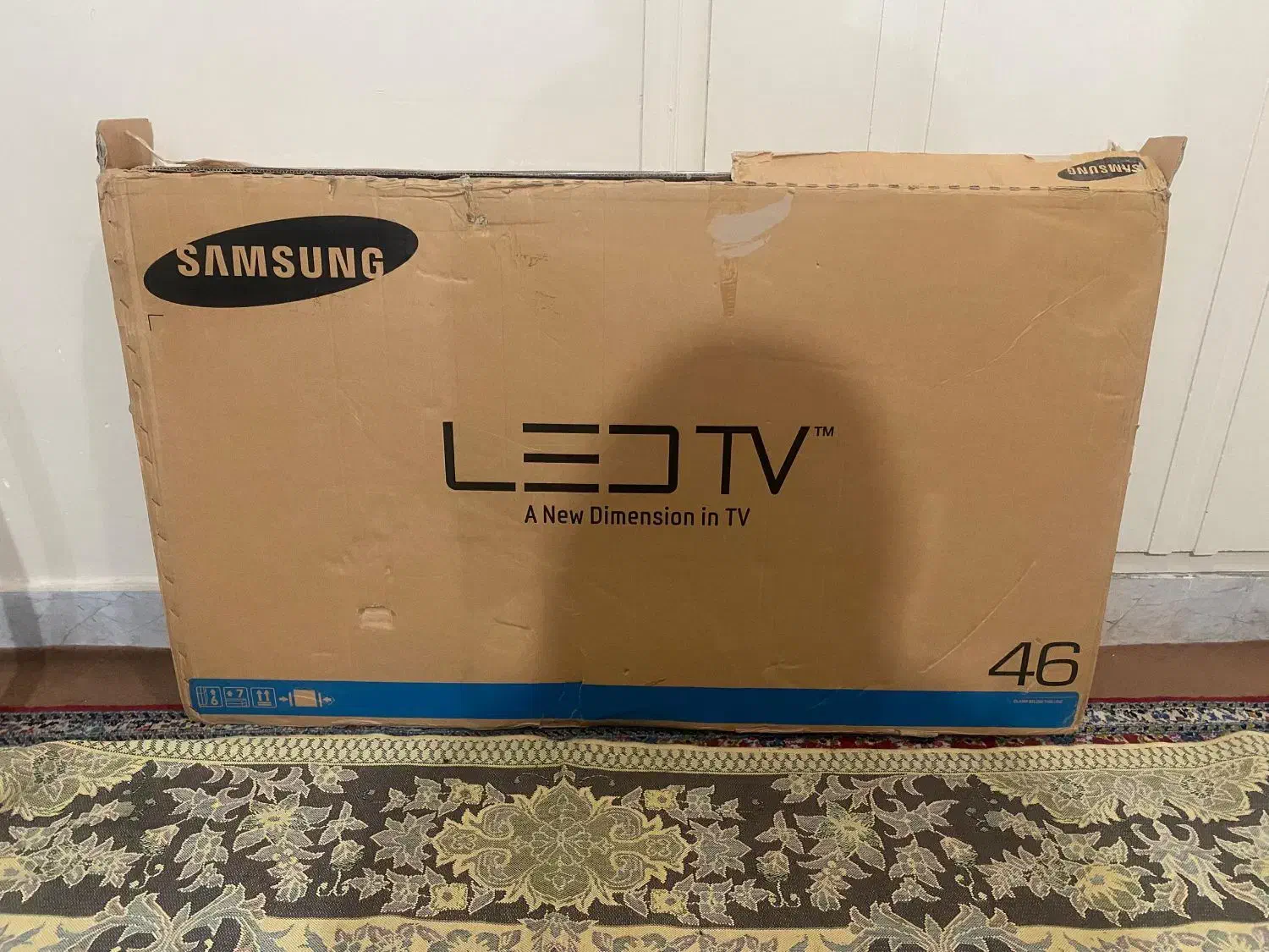 تلویزیون سامسونگ ۴۶ اینج  درحد نو سالم وتمیز|تلویزیون و پروژکتور|شاهین‌شهر, شهرک گلدیس|دیوار