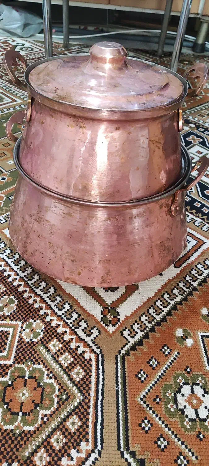 دیگ مسی صد درصد اصل|ظروف پختوپز|بندر گناوه, |دیوار