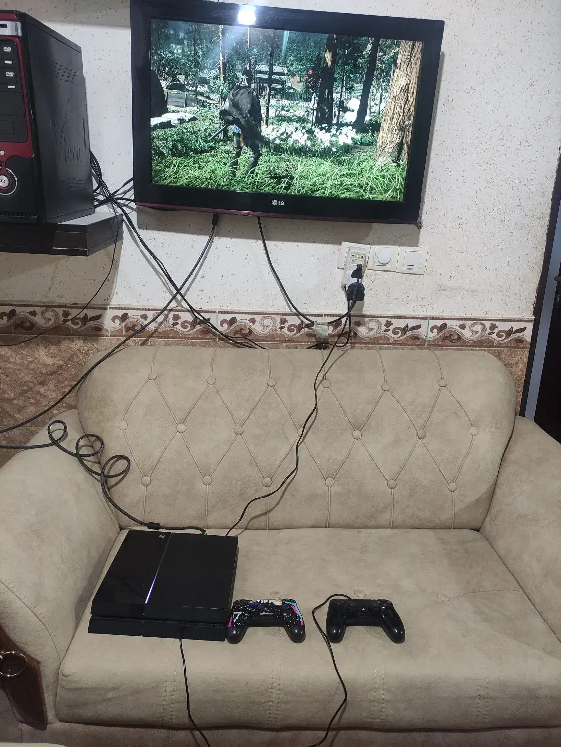 ps4 fat ۵۰۰گیگ اکانتی|کنسول، بازی ویدئویی و آنلاین|قشم, |دیوار