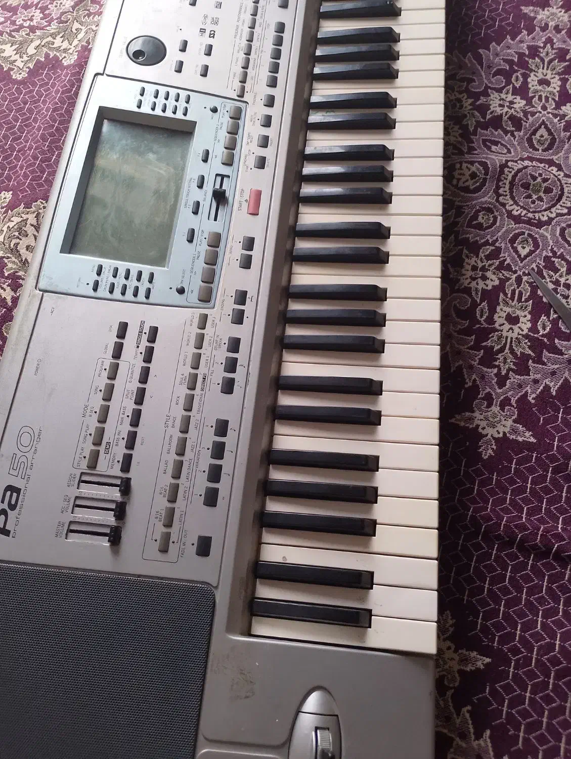 ارگ pa50تبدل به pa80|پیانو، کیبورد، آکاردئون|بندرعباس, |دیوار