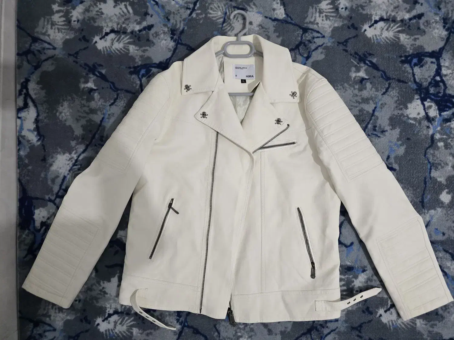 بایکر جکت چرم برند Hima|لباس|لنجان, |دیوار