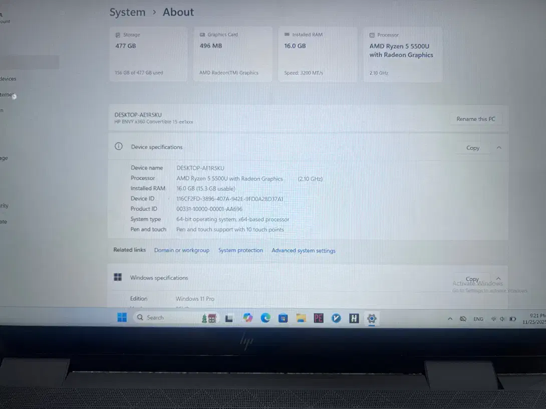 لبتاب Hp envy x360|رایانه همراه|زاهدان, |دیوار