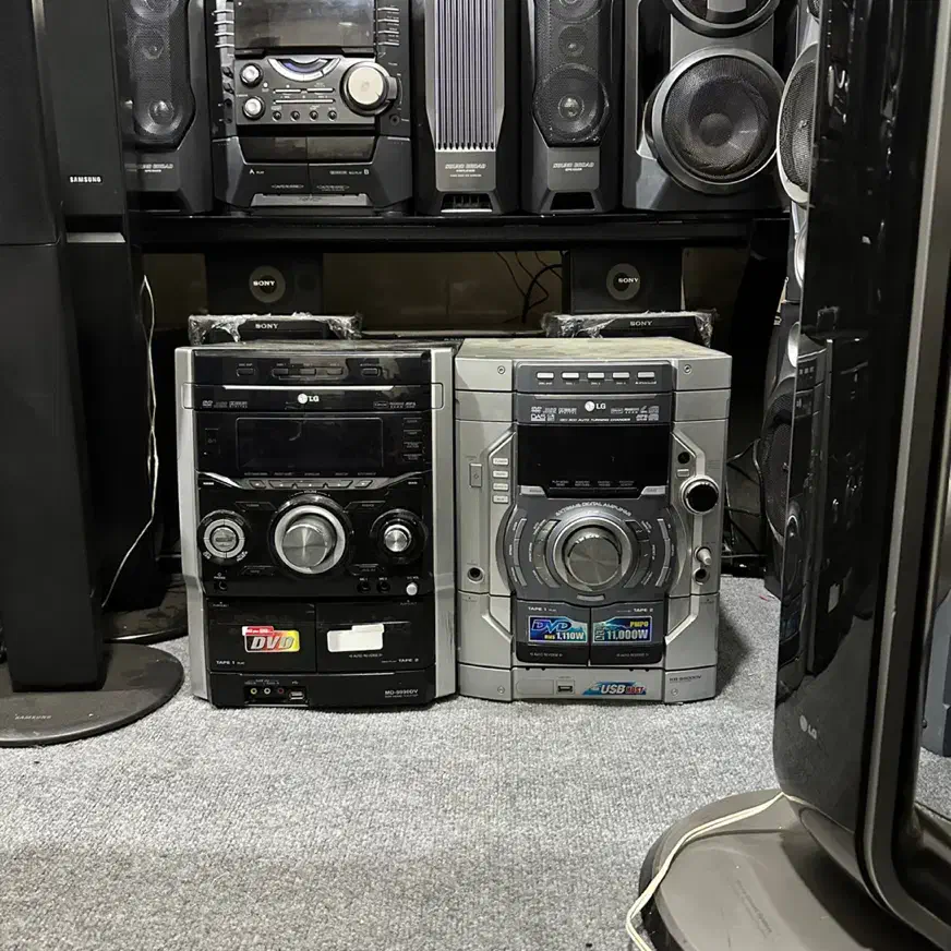 کلگی ال جی ۱۱۰۰۰وات فلش خور فابریک مشکی و نقره ای|سیستم صوتی خانگی|گرگان, |دیوار