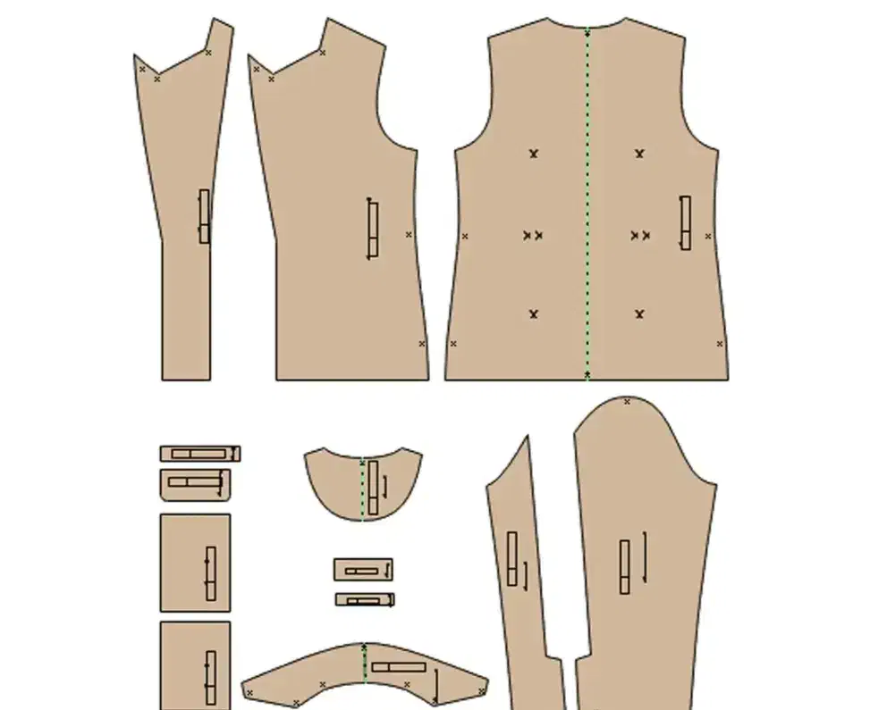الگو مانتو و کت|لوازم خیاطی و بافتنی|دهگلان, |دیوار