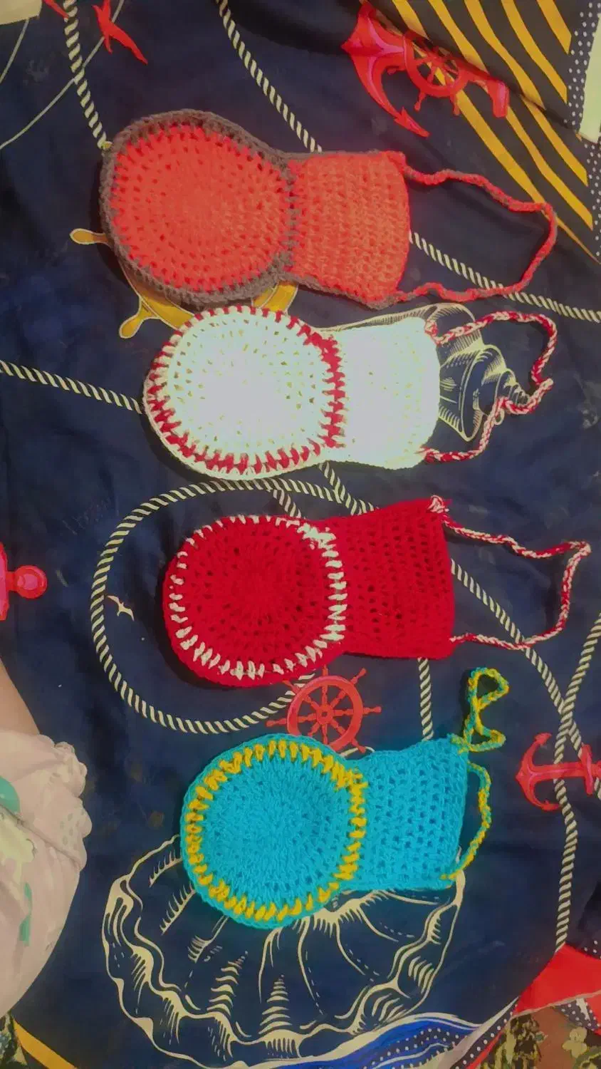 لیف حمام نو دست ساز همه رنگه|لوازم حمام|شوش, |دیوار