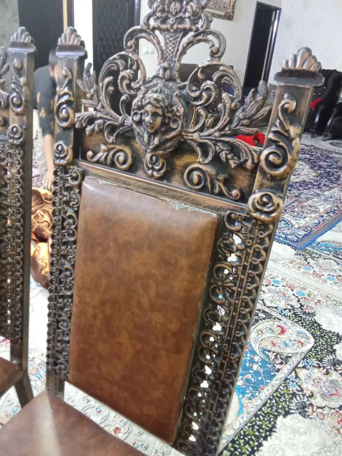 میز نهارخوری فرفورژه|میز و صندلی غذاخوری|تربت‌حیدریه, دیزقند|دیوار