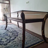 میز ناهارخوری هشت نفره|میز و صندلی غذاخوری|ضیابر, |دیوار