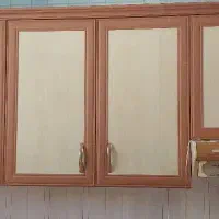 کابینت‌های دیواری و زمینی واقعا تمیز