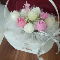 دسته گل‌های شمعی