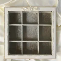 باکس جواهر شیشه‌ای لوکس ، جعبه دمنوش و دستبند
