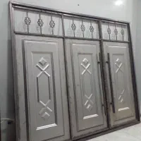 درب حیاط ماشین رو