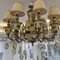 لوستر 8شاخه برنزی