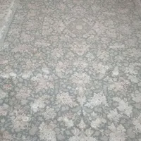 فرش ۹ متری یک عدد گل برجسته ابریشم