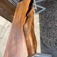 جلو مبلی میز نهار خوری چوب گردو